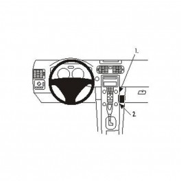 Brodit 853361 Autohalterung Volvo C30 Baujahr 07 15  Angled mount