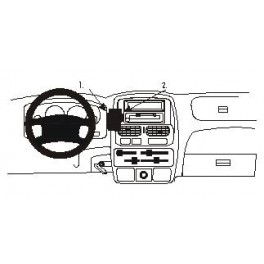 Brodit ProClip Nissan King Cab 00 06