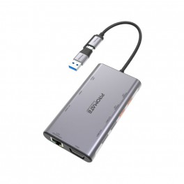 ProMate PrimeHub MST 9 in 1 USB C Hub