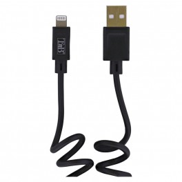 TNB USB C auf Lightning Spiralkabel  20cm   1 Meter