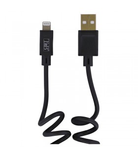 TNB USB C auf Lightning Spiralkabel  20cm   1 Meter